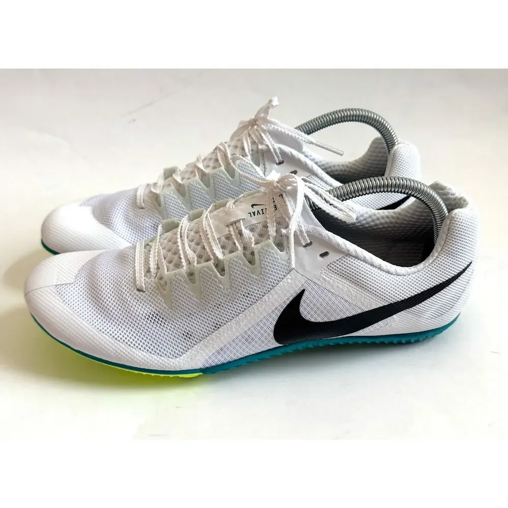 Nike Rival Multi Track Spikes Jumps Sprints Mid Distance White Size 11 NEW